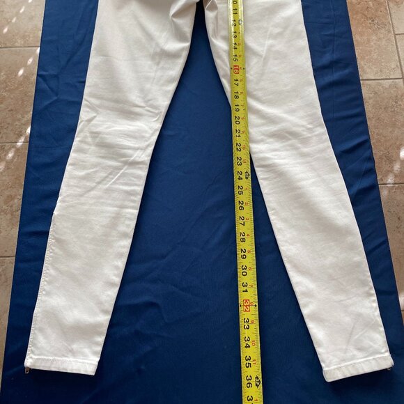 Henry & Belle SIGNATURE STRAIGHT LEG Stretch WHITE JEANS SIZE 27 - Picture 5 of 8